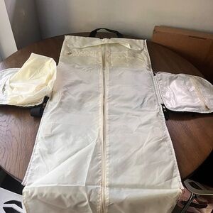 Black travel duffel bag